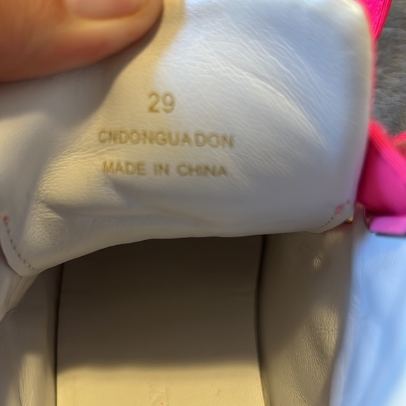 Size 29 hot pink Burberry HighTops - Picture 11 of 12